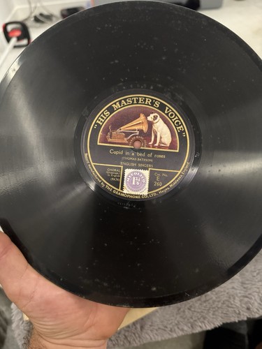 Vintage hmv 78rpm records - hmv, the