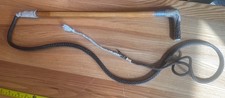 Swaine and Co Victorian Edwardian Hunting Whip Leather Silver Collard bespoke 