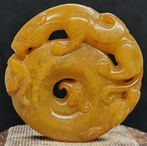 Antique jade pendant hetian - jade,