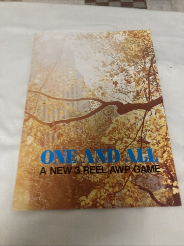 One and all - all, machine