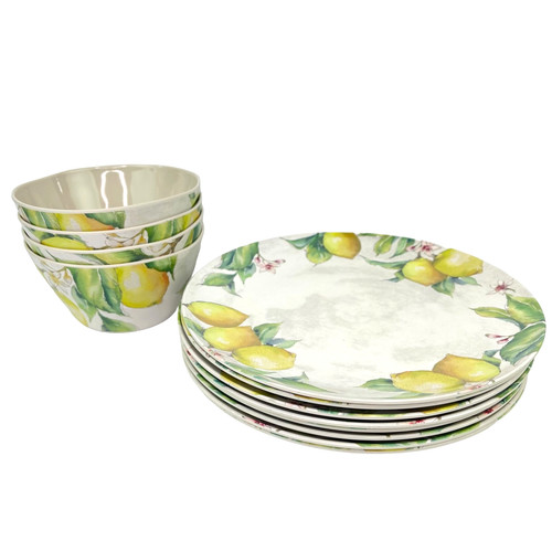 Shabby chic lemon melamine - lemon,