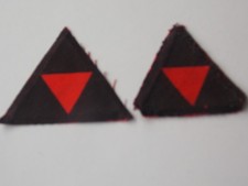 WW2, 3rd Infantry Division, 2 x Printed Formation Signs.