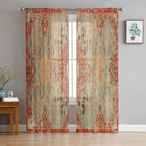 Semi sheer curtains inch - 84,