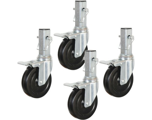 Locking caster wheel - 5, for