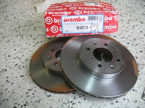 Pair brake discs post - brake, *post