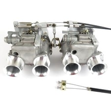 Dellorto DHLA Twin cable classic Magard style linkage kit with levers
