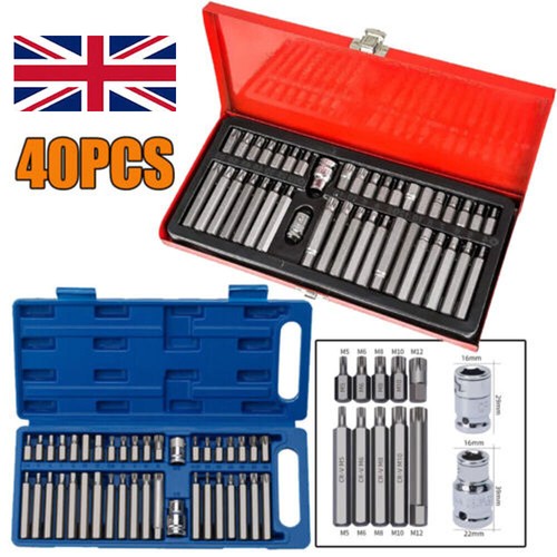 Pcs 2 socket - 3/8", torx