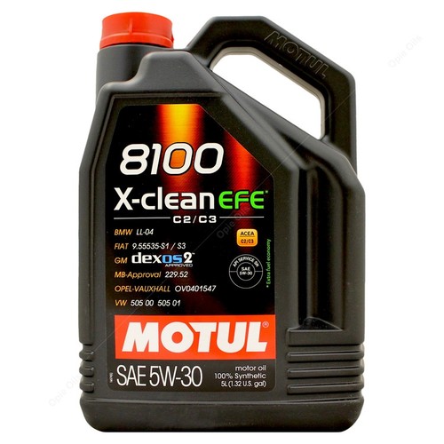 Motul 8100 clean efe - 5l, x-clean