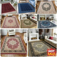 Luxury Non Slip Large Traditional Rugs Bedroom Living Room Rug Hallway Runner