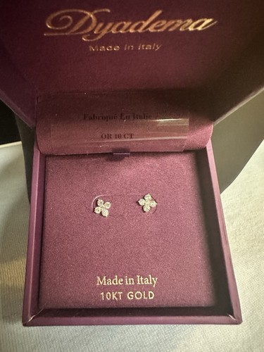 Dyadema 10k solid gold stud - dyadema,