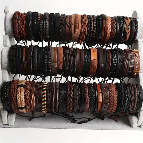 20pcs braided leather - 20pcs,