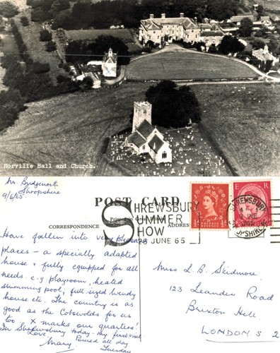 Vintage postcard morville - postcard,