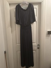 Navy Halston Heritage Long Dress Size Large
