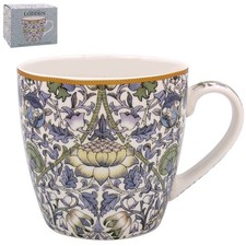 Fine China Breakfast Mug Coffee Cup Lodden W.Morris Floral Lavender Gift Box
