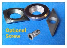 Negative Rake Carbide Cutter Tip for Woodturning 11mm 12mm 14mm 15mm 16mm Detail