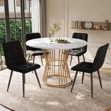 Round dining table chairs - round,