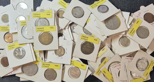 Mixed lot world coins all - lot, of