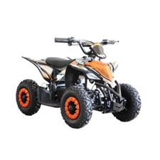 Kids Electric Quad Bike E-Max 1000W 48V MIDI High Torque 3 speed Orange 20mph