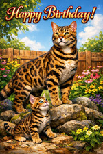 Bengal Leopard Cat Birthday