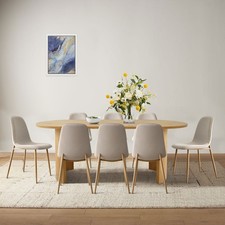 Set of 8 Modern Linen