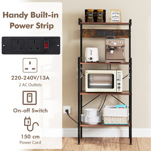 Microwave oven stand power - stand, w/