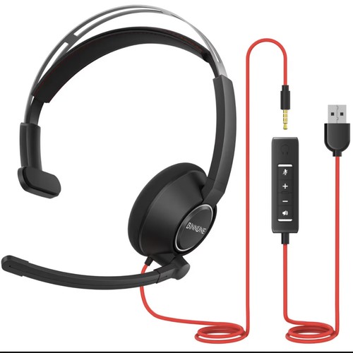 Headset with microphone for - with, pc