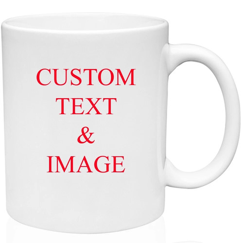 Personalized mug custom text - personalized,