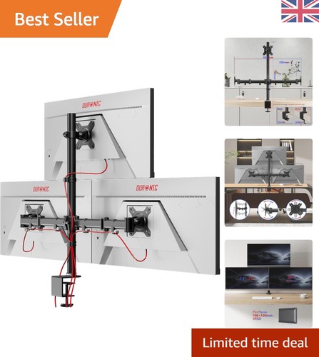 Versatile triple monitor stand - versatile,