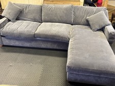 Grey Corner Sofa Bed with Storage