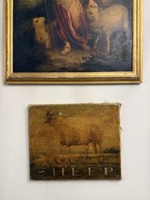 Vintage Naive Oil On Canvas