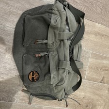 Vintage Timberland Hold All Duffle Gym Bag khaki 