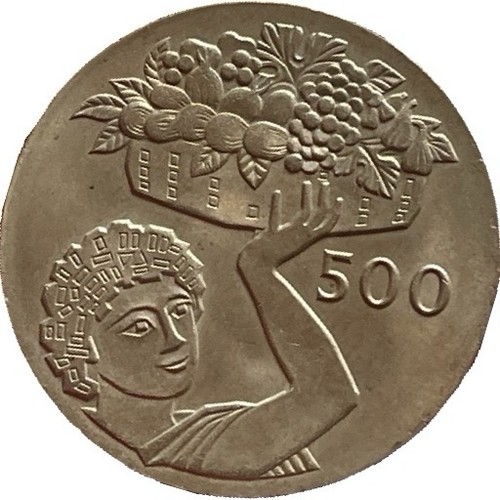 Cyprus 500 mils coin 25th - cyprus, coin,