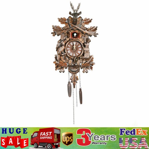 Vintage clock german - clock, black