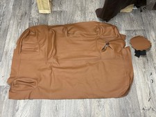 Rear leather door card cover