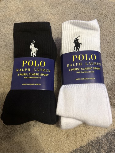 Six pairs polo ralph - six,