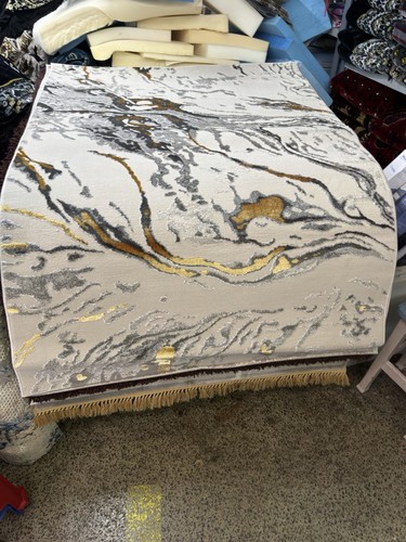 Modern abstract rectangle rug - rectangle,
