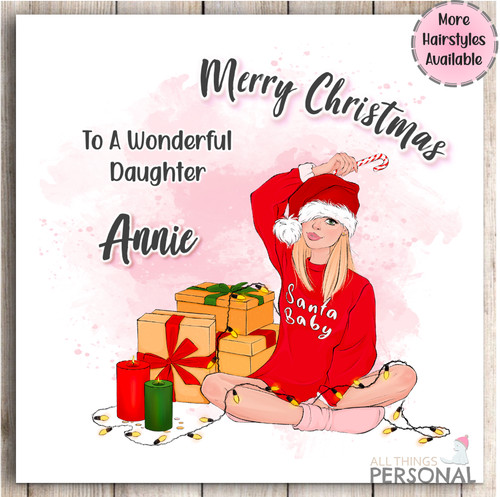 Personalised christmas card - christmas,