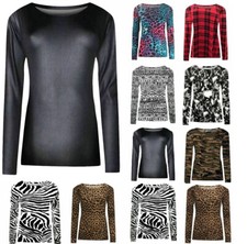 Womens Ladies Long Sleeve