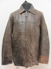 VINTAGE REDSKINS LEATHER TWEED LINED JACKET SIZE XL
