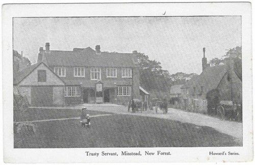 Minstead c1910 trusty - c1910, servant