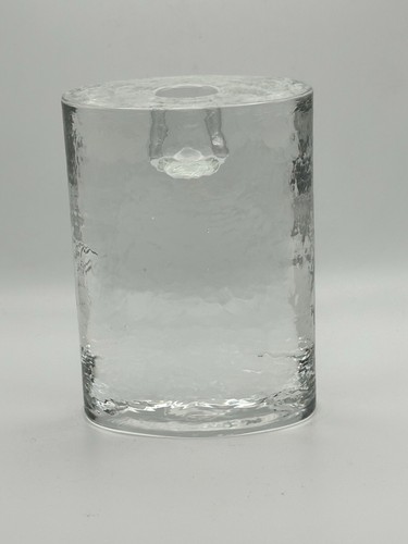 Crate barrel glass - &, oval
