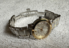 burberry bu9217 heritage silver dial two tone s/steel ladies watch 15cm wrist