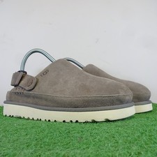 UGG Clog Size 7 Women's Goldenstar Grey Suede Casual Outdoor Slippers Mules