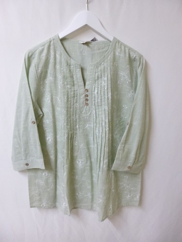 Cotton traders pale green - cotton,