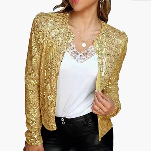 Women sparkly sequins long - sparkly,