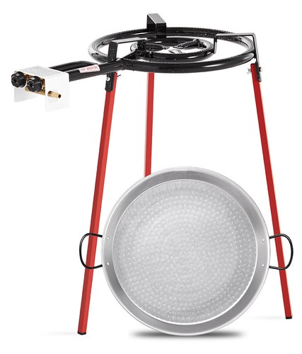 Paella cooking set with 46cm - paella,