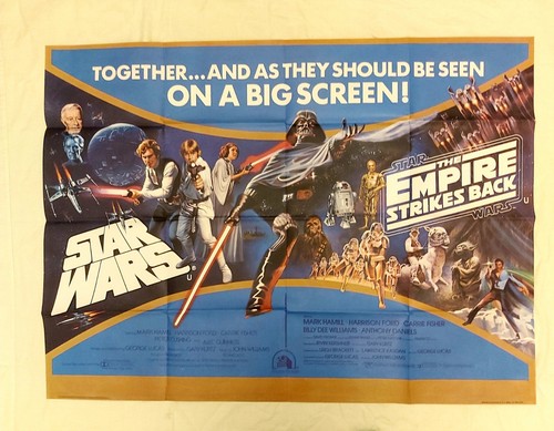 Star wars 1980 uk quad - wars,