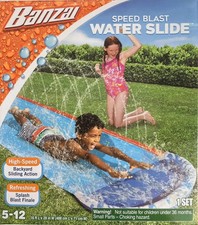 OUTDOOR  Speed Blast Water slip and Slide 16ft KIDS Inflatable Garden Games