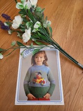 Noddy sweater Knitting Pattern - wendy dk 2738 size 20-28 inches 