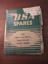 1954 BSA 350 & 500cc B models
